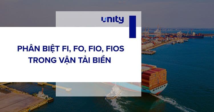 Phân biệt FI, FO, FIO, FIOS trong vận tải biển